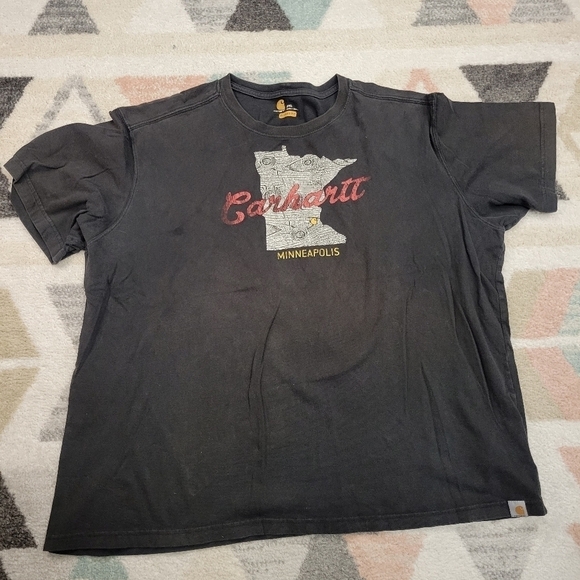 Carhartt Minneapolis Minnesota Short Sleeve T-shirt Size 2XL - Picture 1 of 6